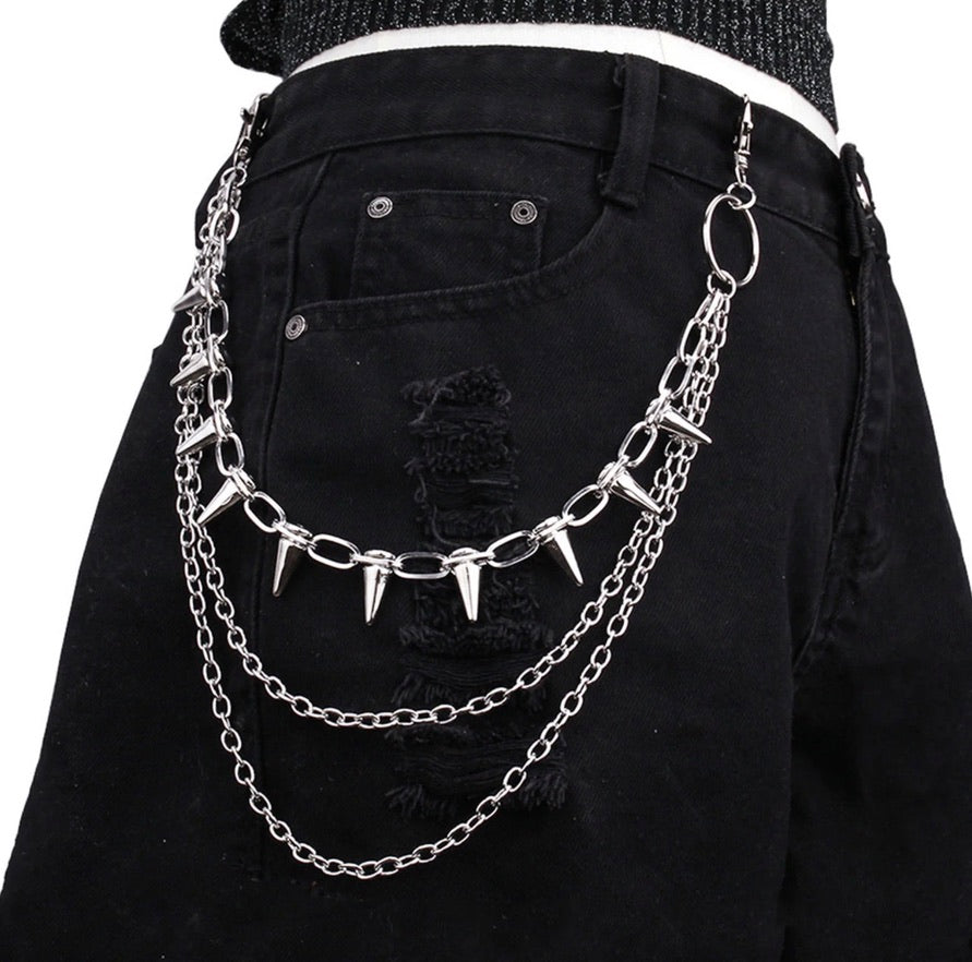 gothic 3 Layer Wallet Chain/ daezyhome