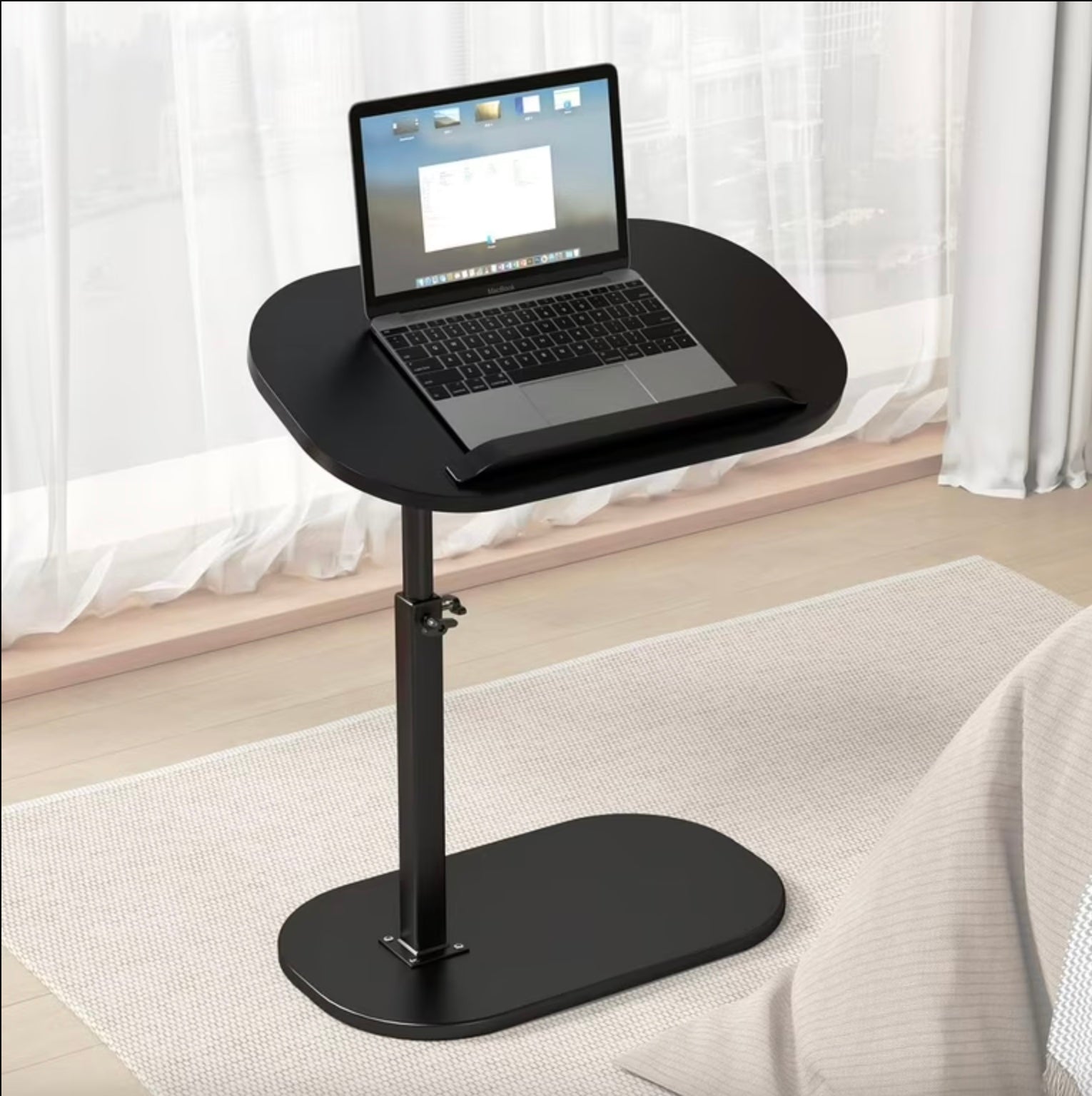 360° Swivel Height-Adjustable Work Table