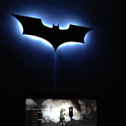 batman lamp with neon lights