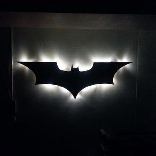 batman lamp with neon lights