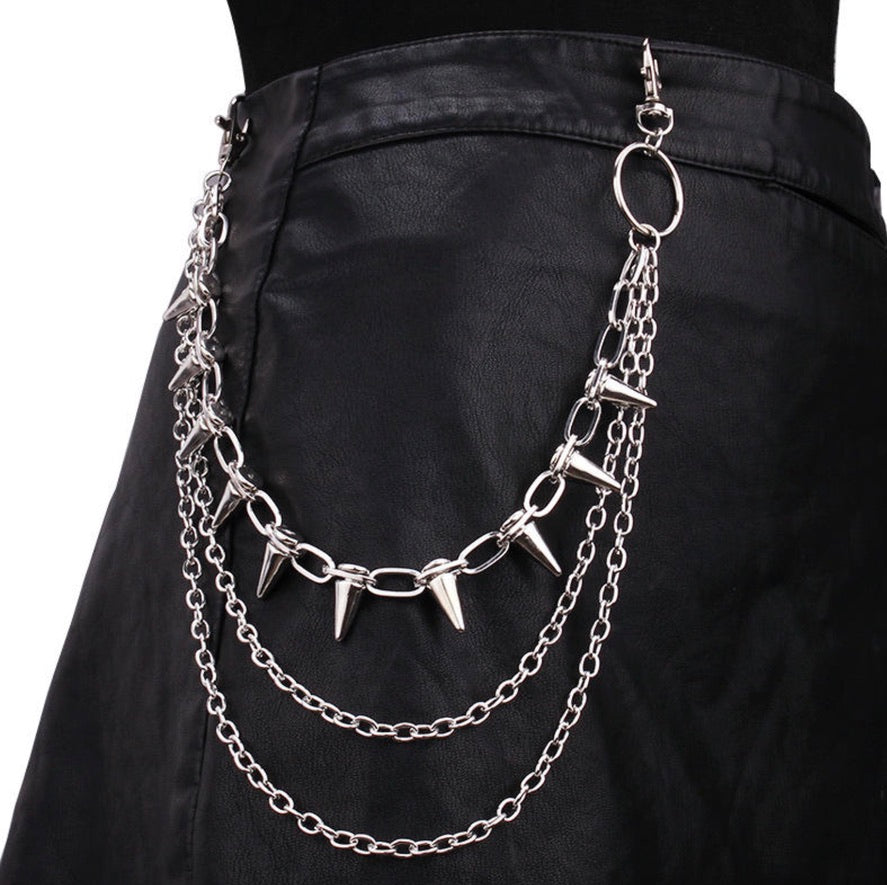 gothic 3 Layer Wallet Chain/ daezyhome