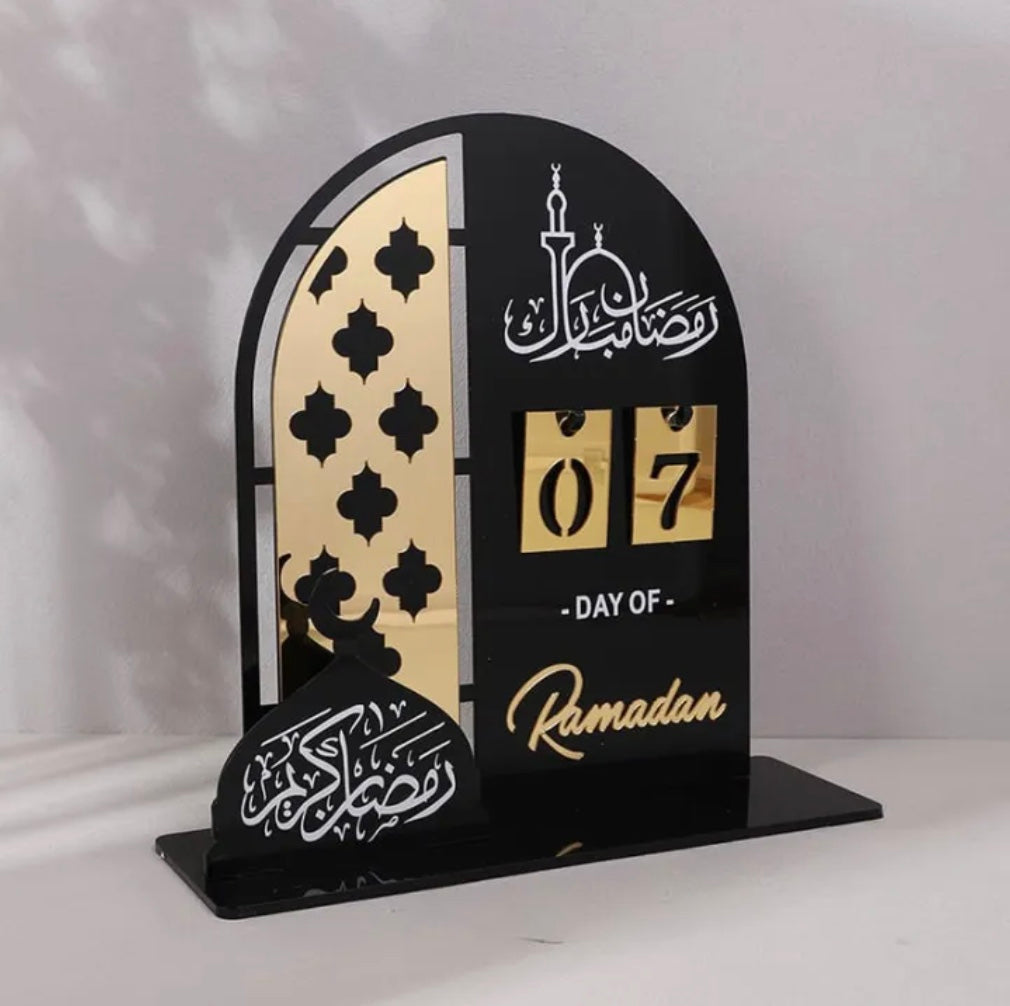 ramzan days count calender made with high quality wood